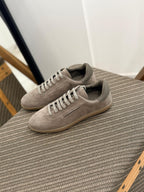 Zegna 232 Sneaker suede. sole and tread detail