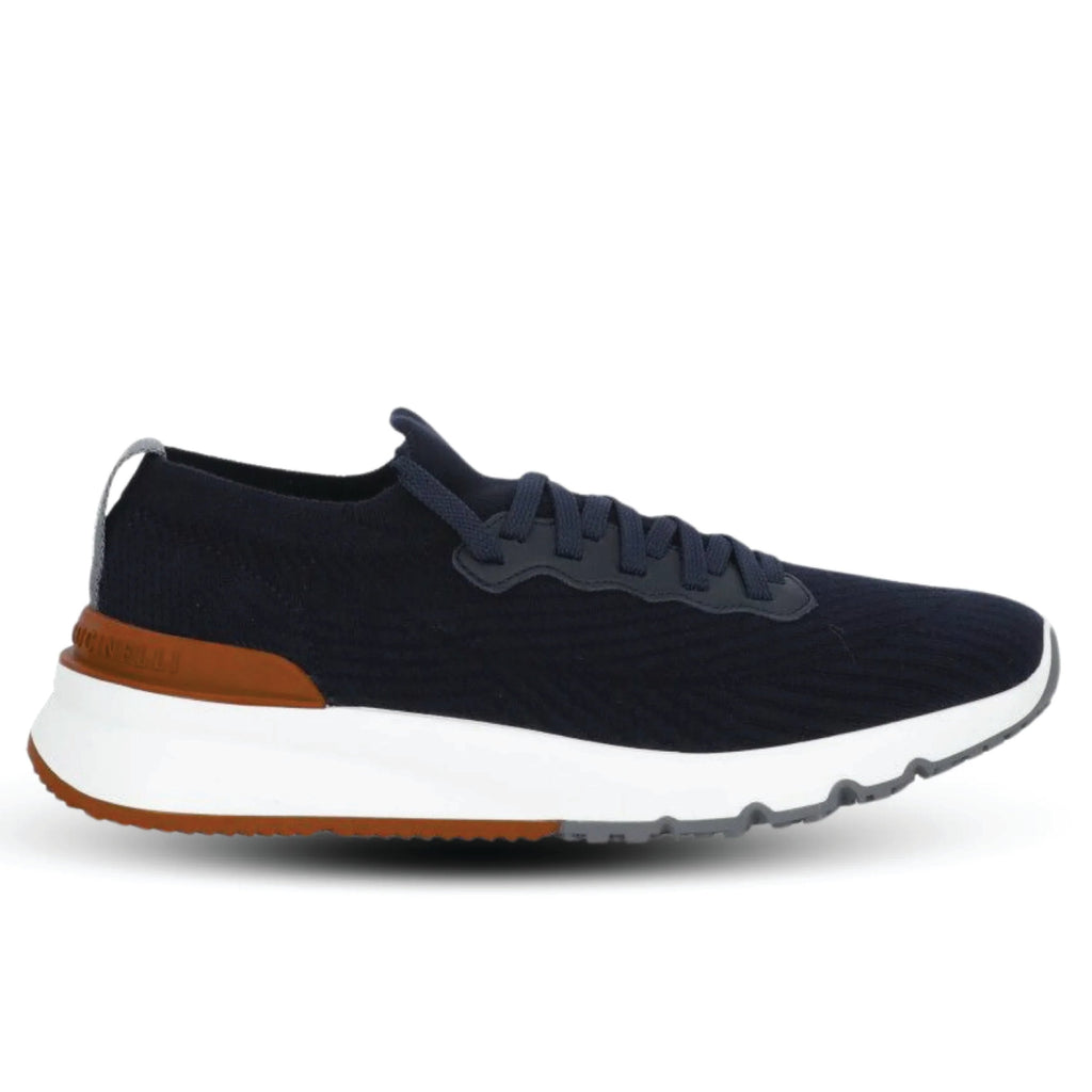 Brunello Cucinelli Men’s Black Canvas Lace-Up Sneakers – view 1
